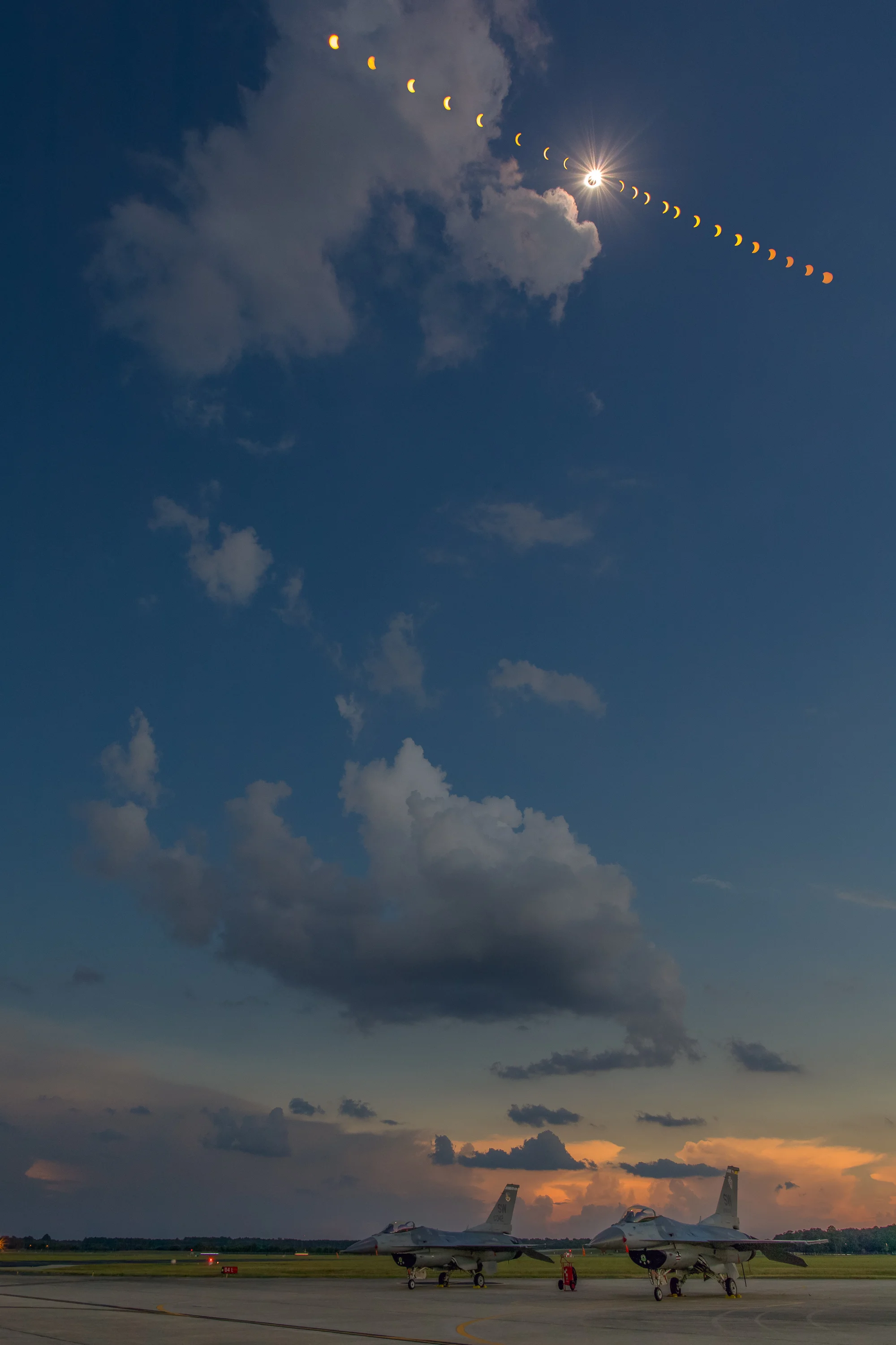 Total Solar Eclipse (August 21, 2017) from Shaw Air Force Base