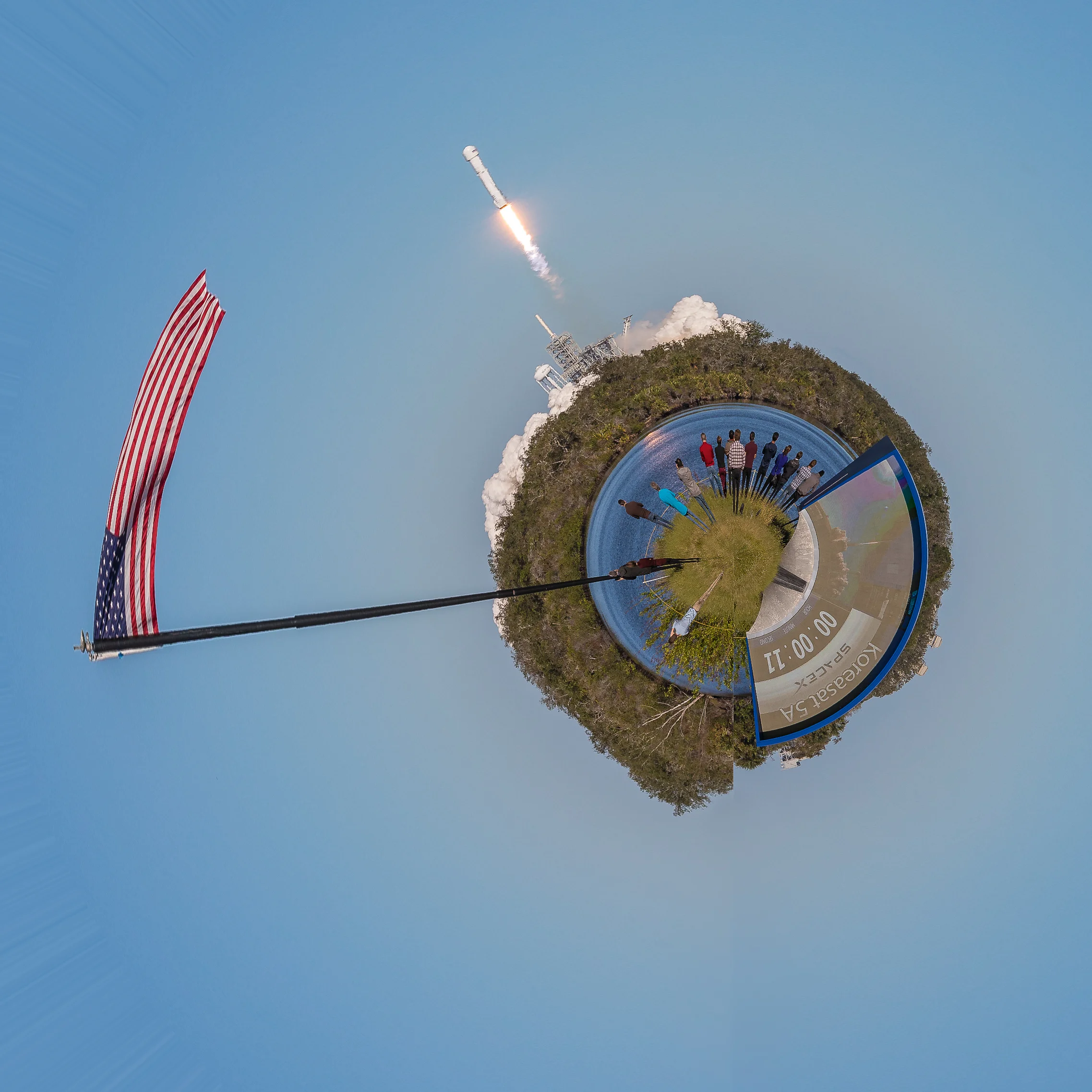 KoreaSat5A by SpaceX