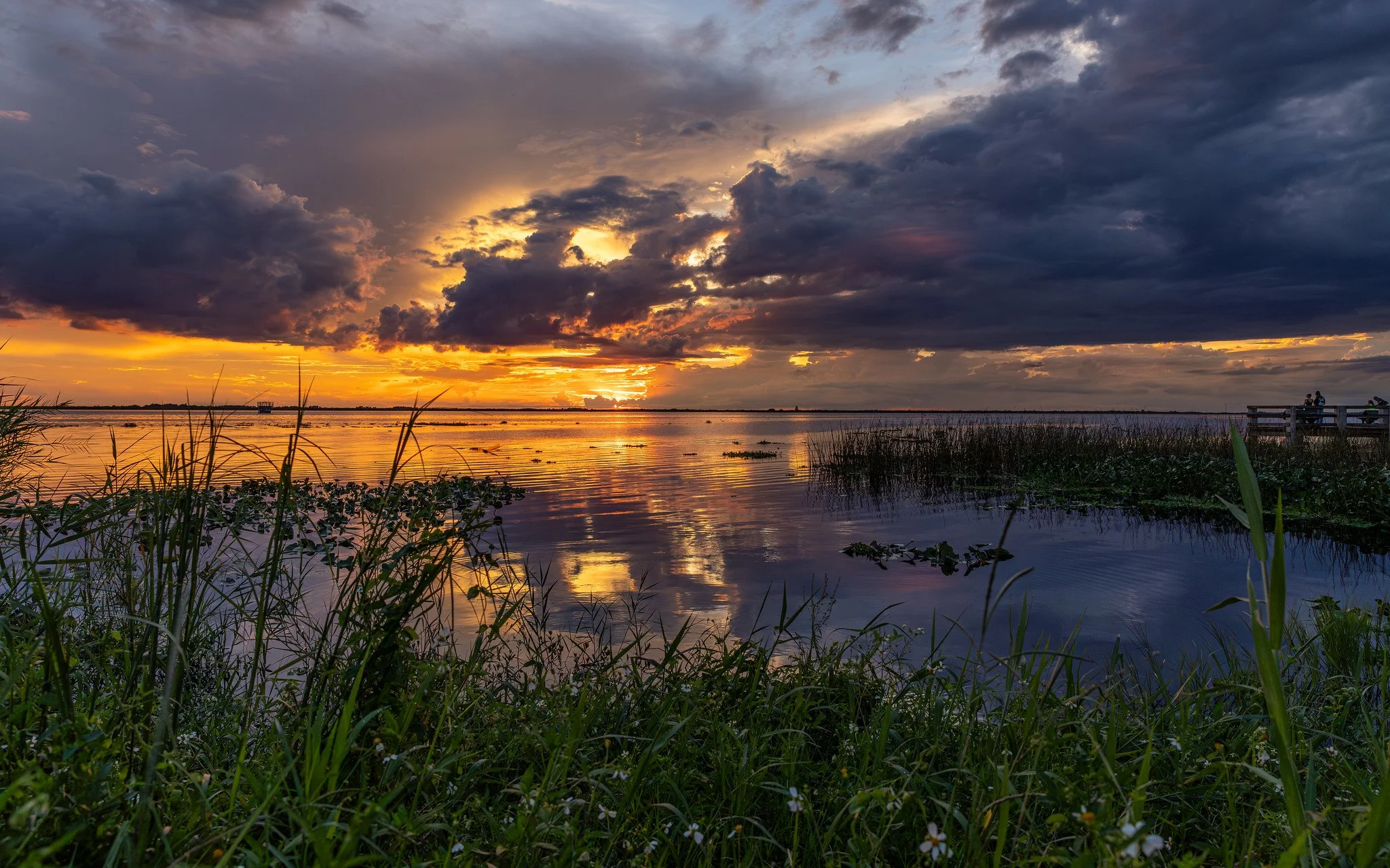 Sunset over the Space Coast