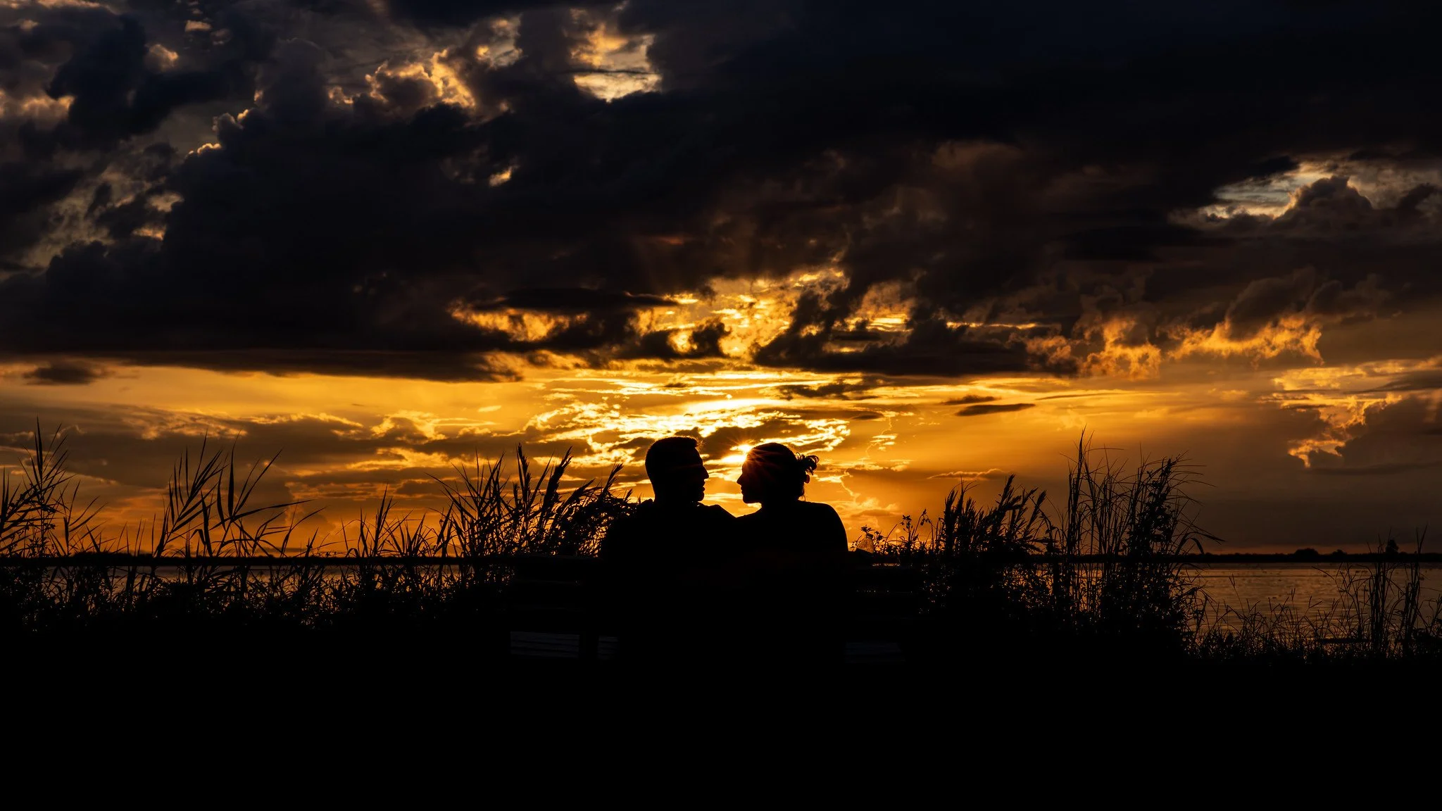 Sunset over the Space Coast