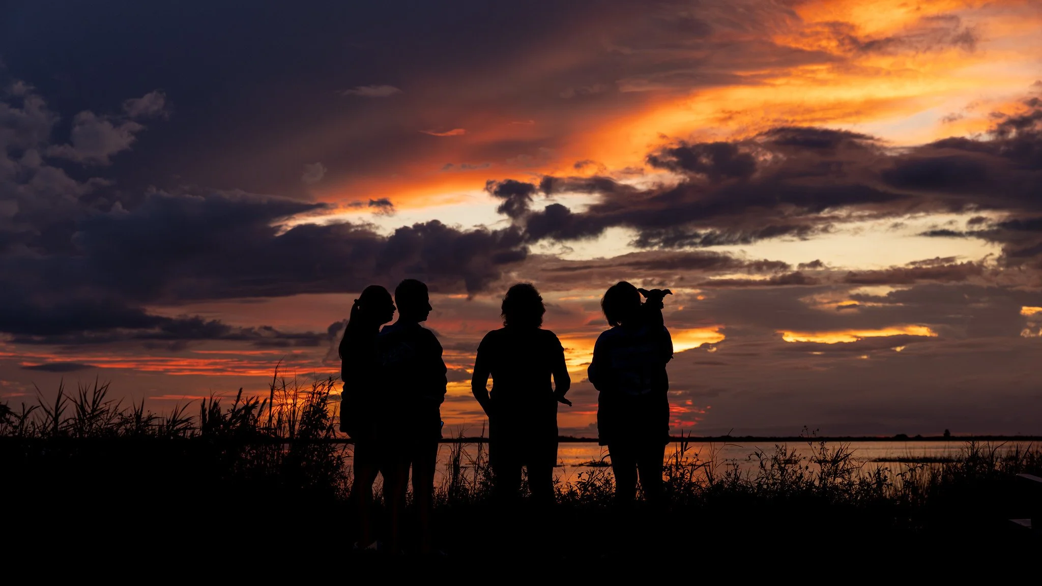 Sunset over the Space Coast