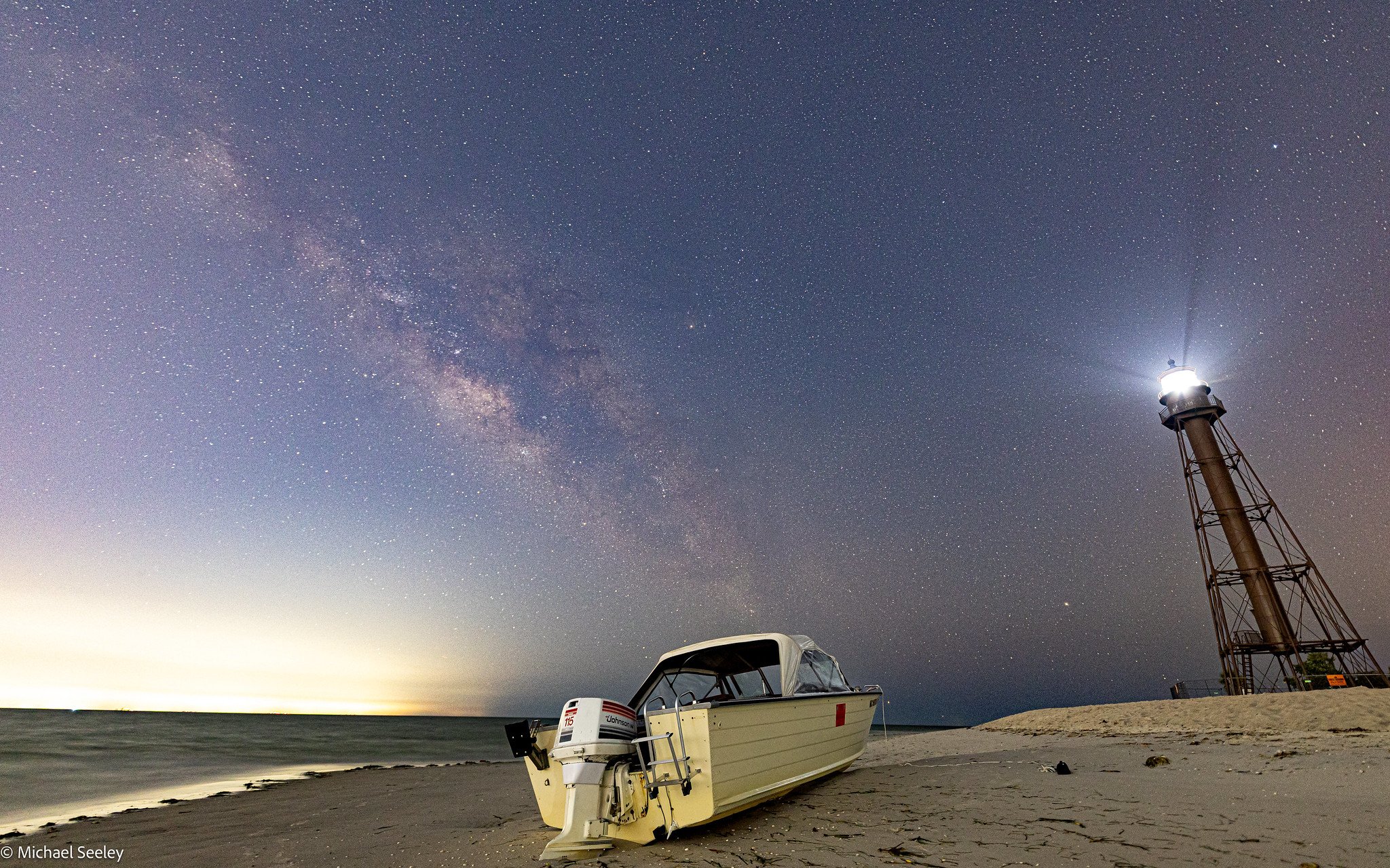 Sanibel Lighthouse and Milky Way
