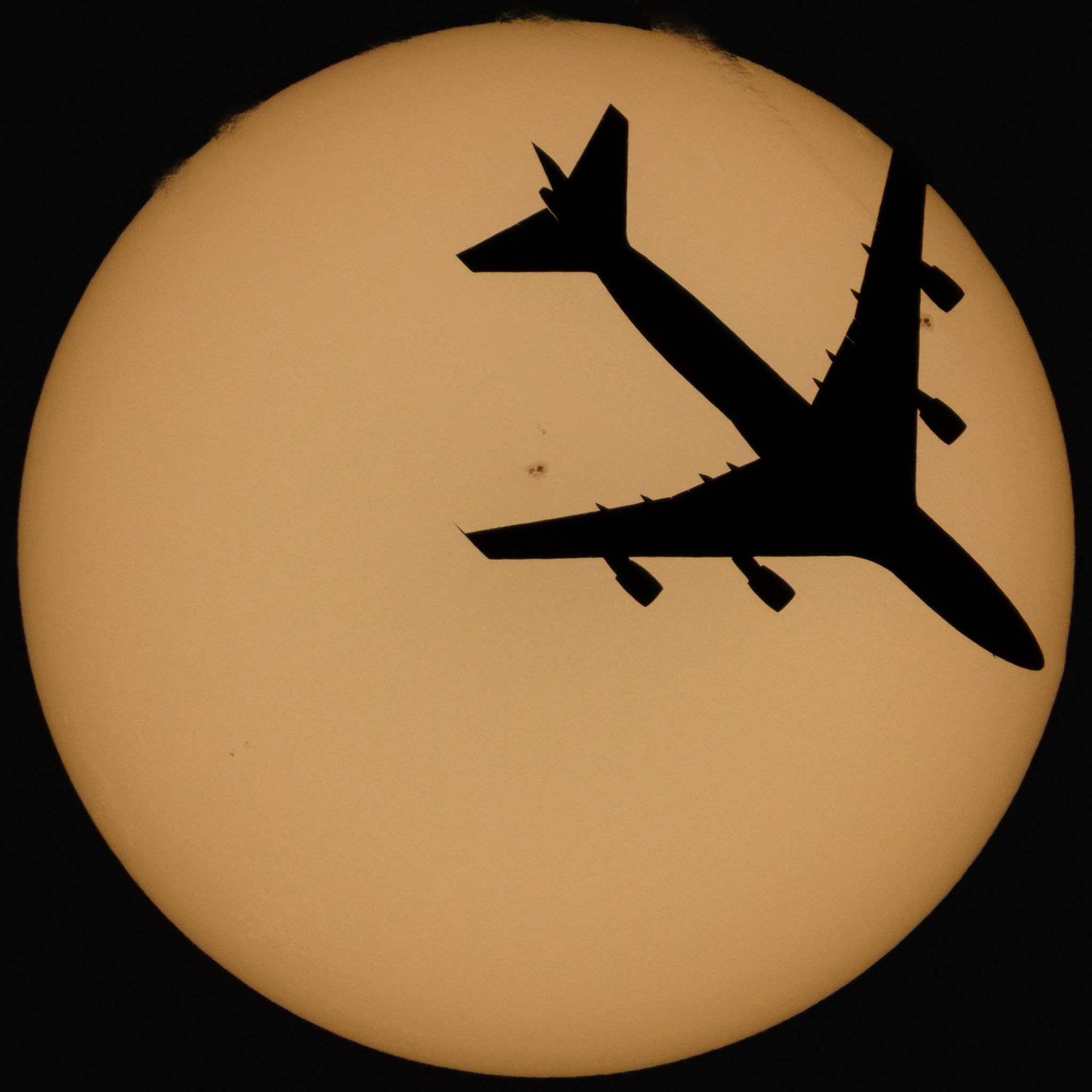 Queen of the Skies meets the Moon