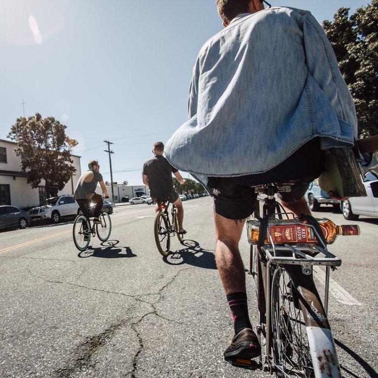 Reinvent the wheel every now and then. #realirish — with @bennemtin, @daveyspice & @duncanpenn of @theburiedlife 📷  by @coreymcnori