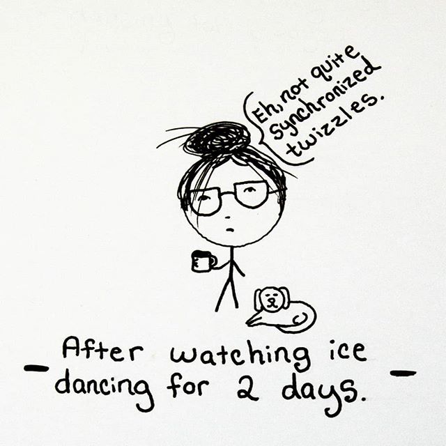 Got sucked into the Olympics. I am officially middle aged.
⛸️
⛸️
⛸️
#cartoon #cartoons #funny #relatable #lol #sketch #pen #penart #penandpaper #sketchbook #doodleart #blackandwhite #doodlesofinstagram #creative #funny #comedy #quoteoftheday #quote #