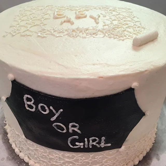 Gender Reveal Cake