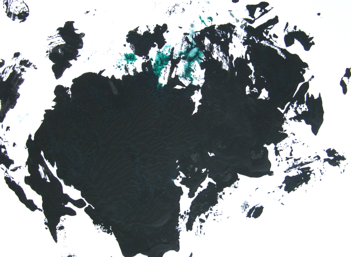 Islands Acrylic on paper 5" x 8" 2014 