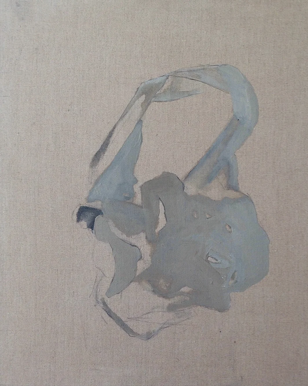 Untitled (Quartz) Acrylic and graphite on linen 22" x 18" x 1.5" 2013