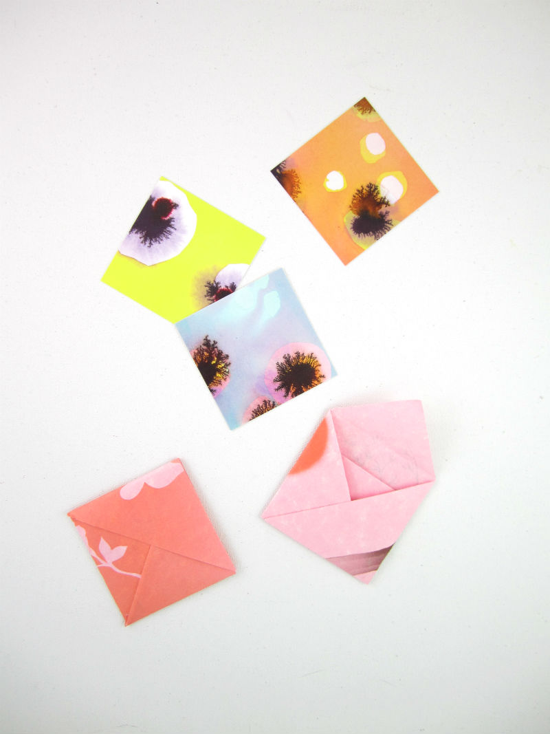 Easy Square Origami Envelope — Artist Lydia Makepeace