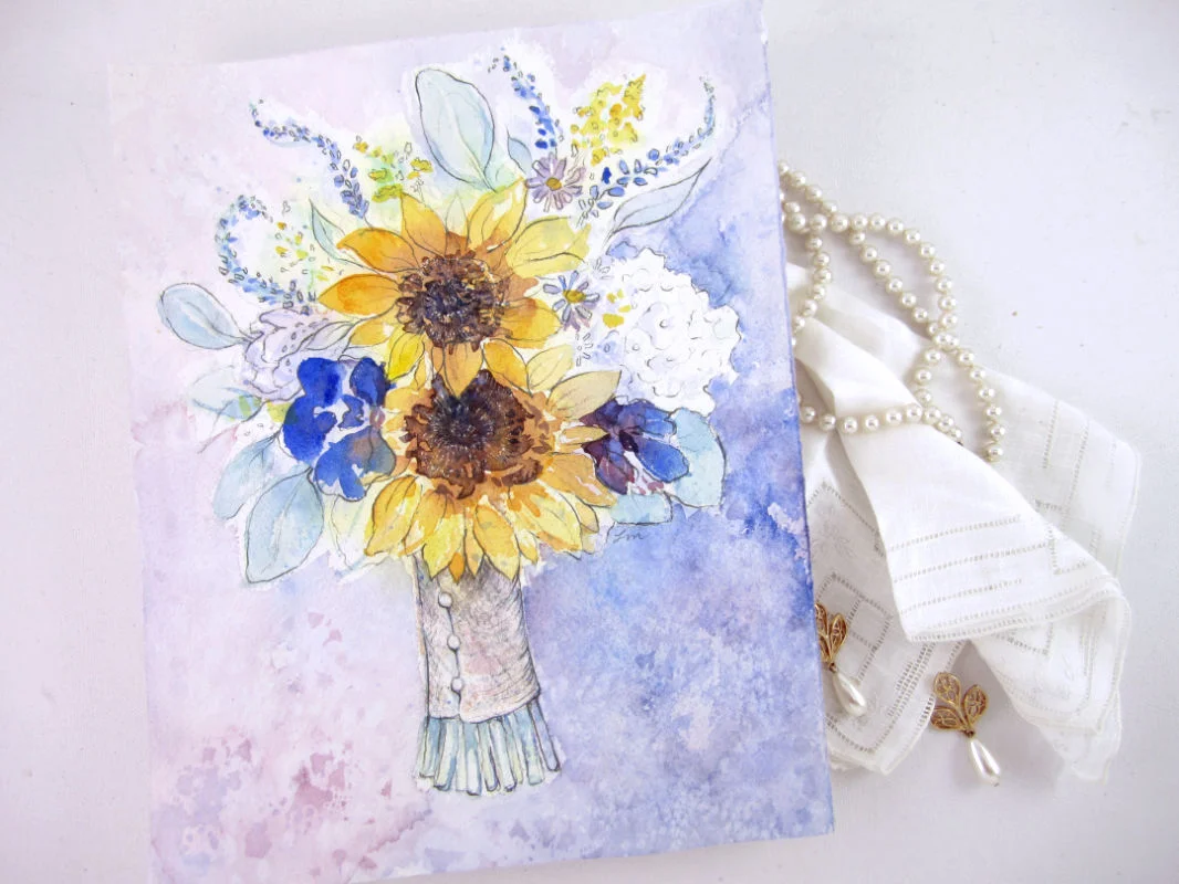 Fresh Art - Custom Wedding Bouquet Painting