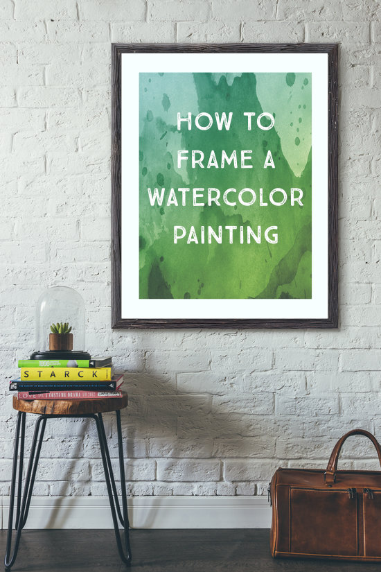 How to Frame a Watercolor Painting - a guide to conservation framing | www.LydiaMakepeace.com