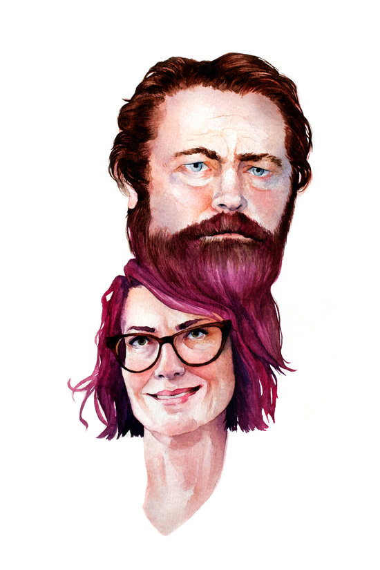 Megan + Nick Forever by Sacha Treager