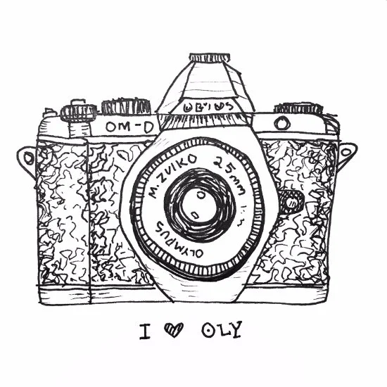 A doodle of my new favorite toy - Olympus OMD EM5