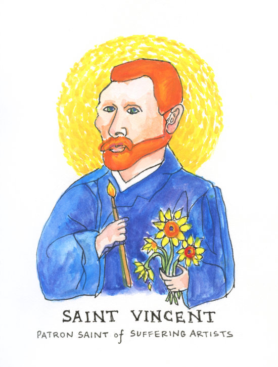 Saint Vincent: Patron Saint of Suffering Artists by Lydia Makepeace | www.LydiaMakepeace.com