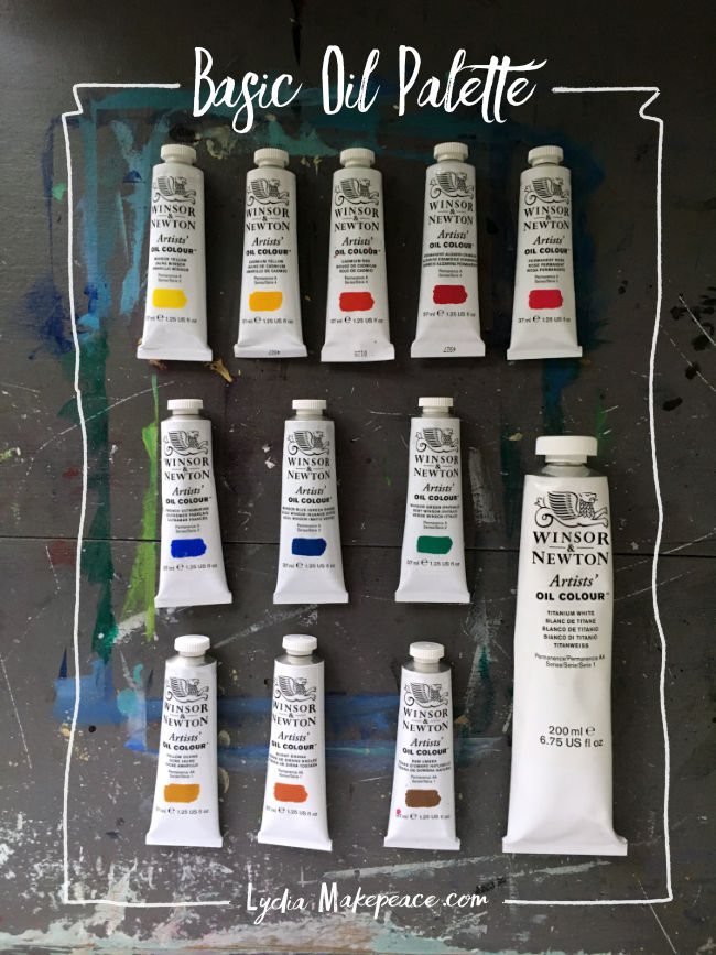 Basic Oil Palette — Artist Lydia Makepeace