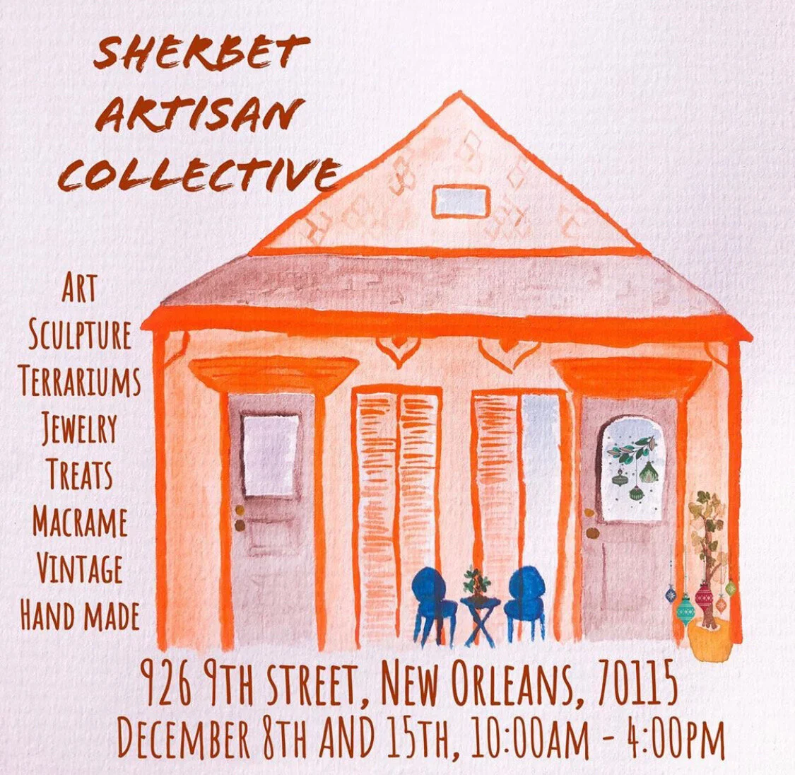 Holiday Pop-Up Shop:  Sherbet Artisan Collective