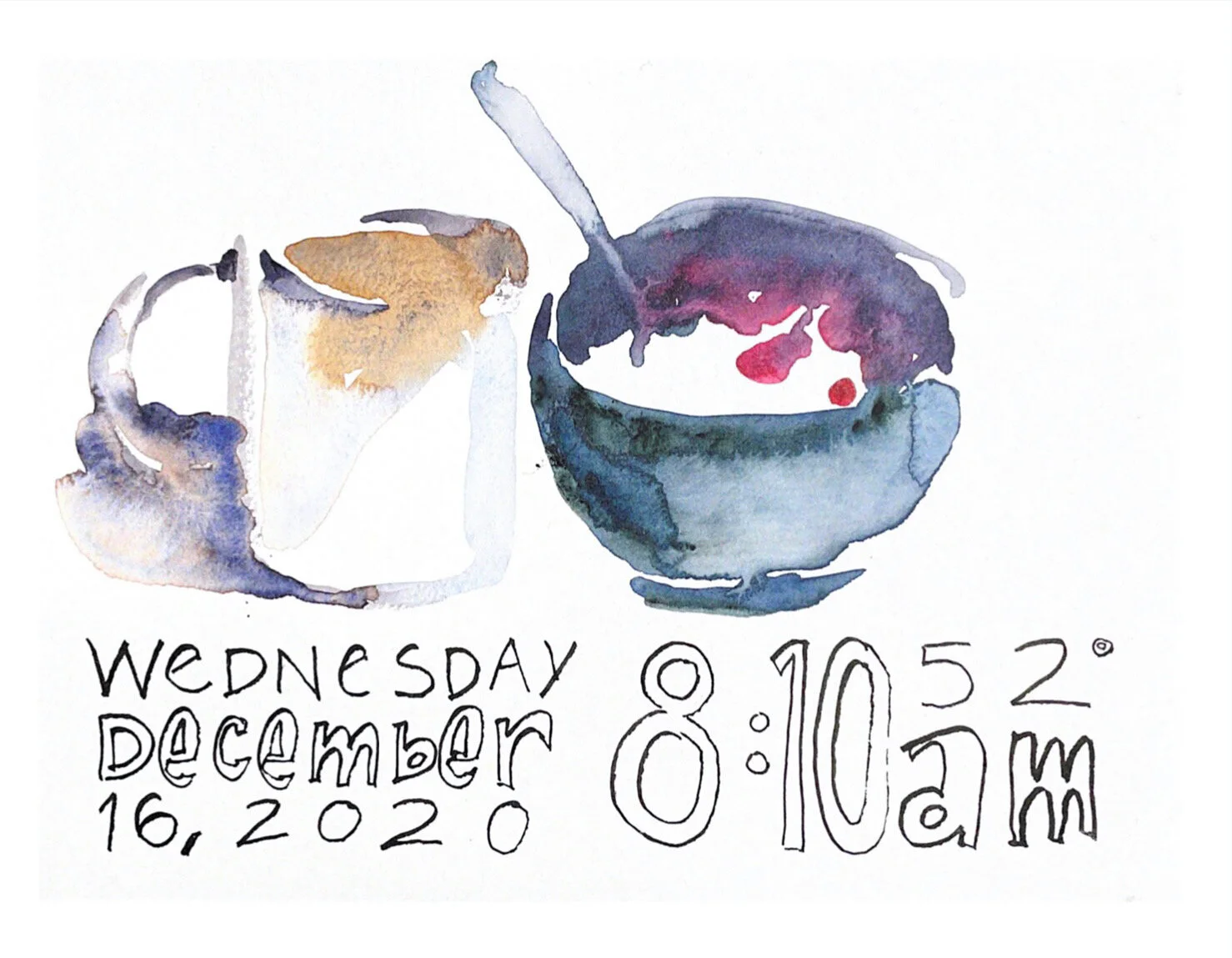 Art Journal: Chilly Morning