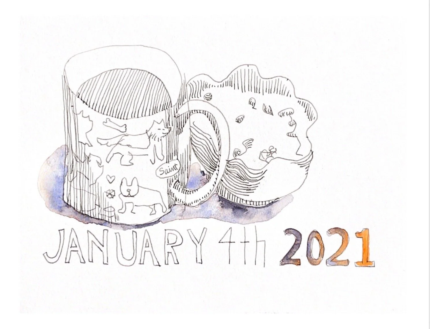 Art Journal: Begone 2020 -  It’s 2021!