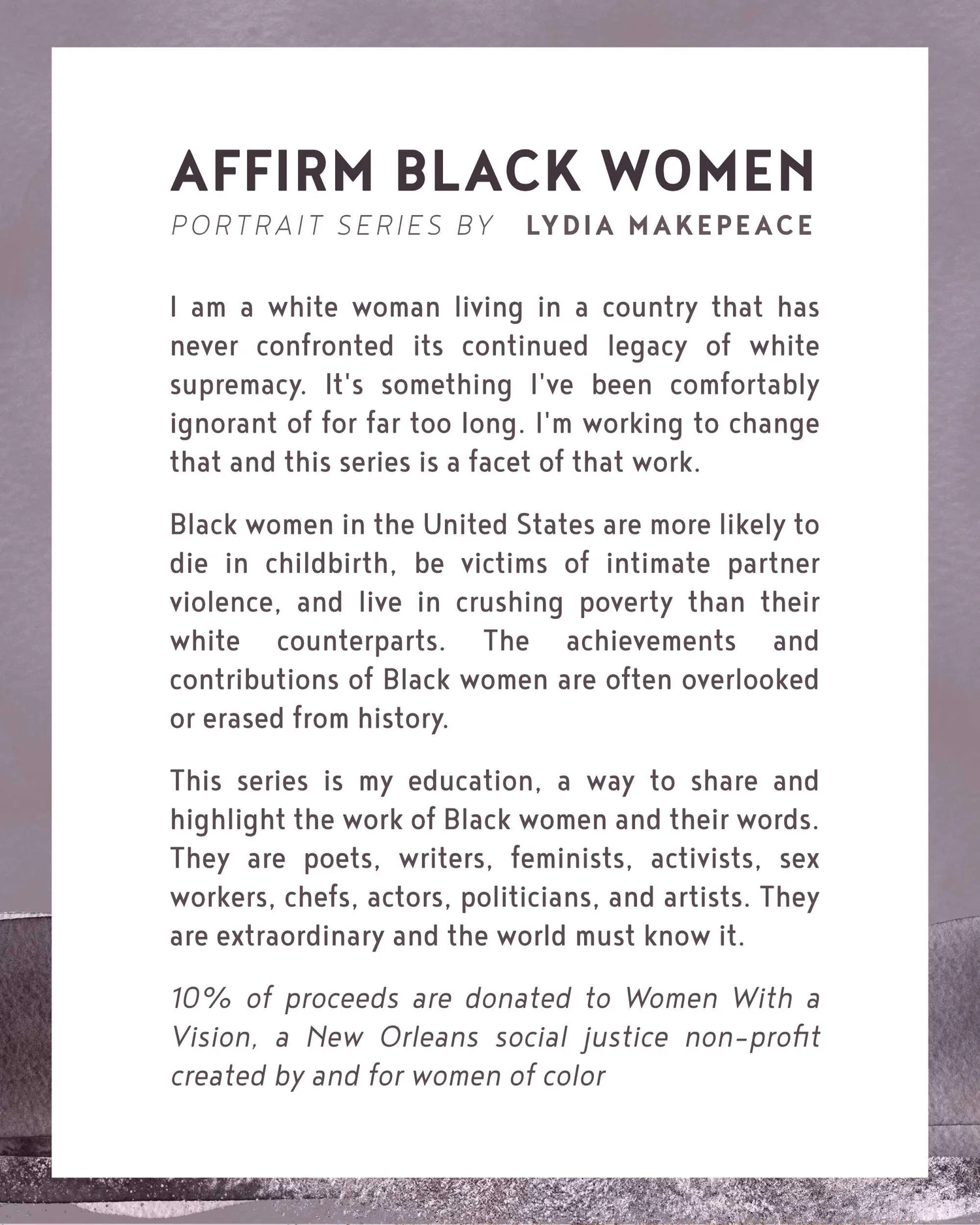 Ilhan Omar Quote Print–Powerful Women in Politics — Artist Lydia Makepeace, image size:1500x1875