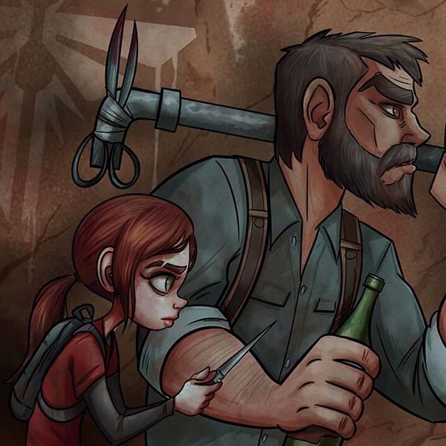 Who&rsquo;s excited for The Last of Us part 2? Here&rsquo;s an old drawing I did of part 1. #thelastofus #thelastofus2 #tlou2