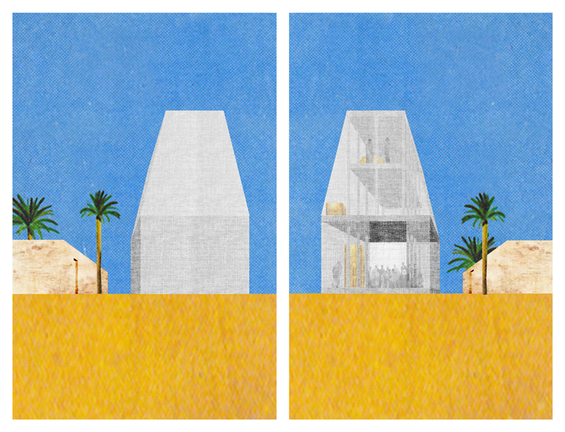 Dar, Bahrain, 2012 - Collage - 56 x 68 cm - Edition of 8 + 2 AP