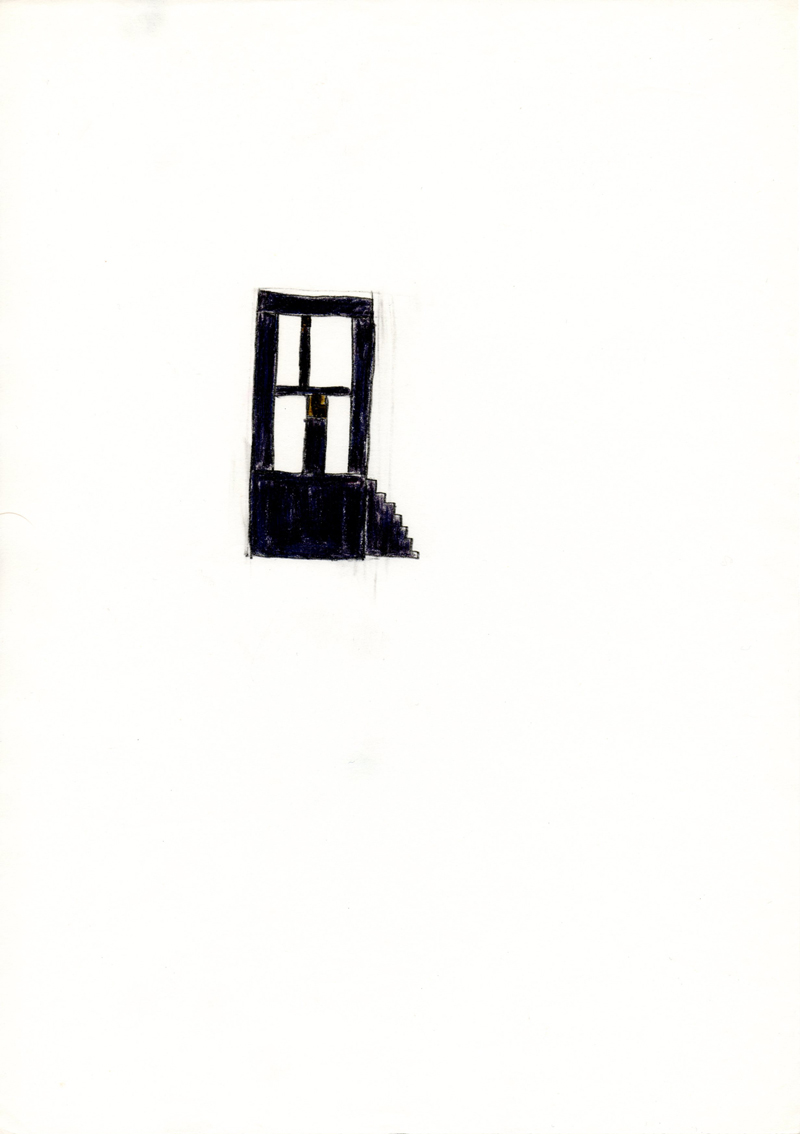 1368 , 1980-1999, pastel on paper, 21 x 29,7 cm