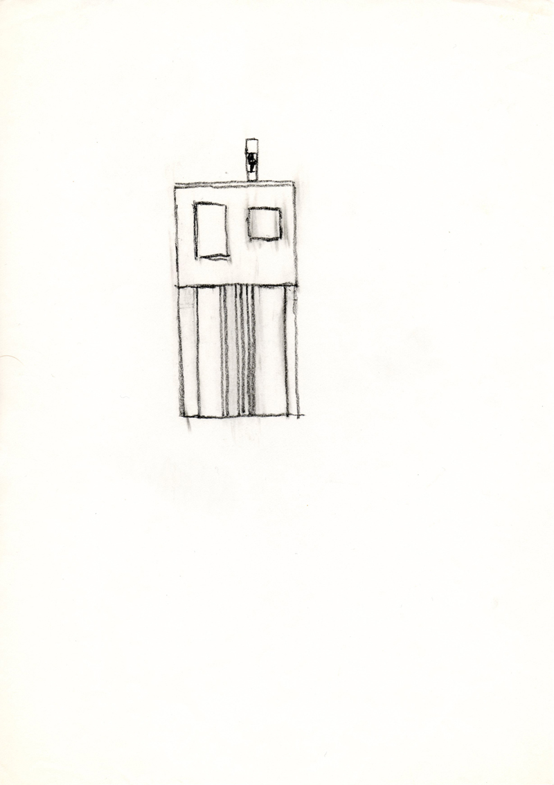 1222 , 1980-1999, pastel on paper, 21 x 29,7 cm