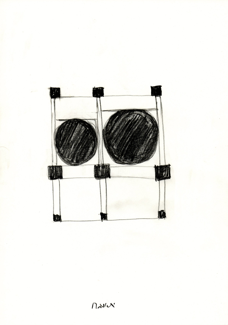 2044 , 2000-2013, pastel on paper, 21 x 29,7 cm