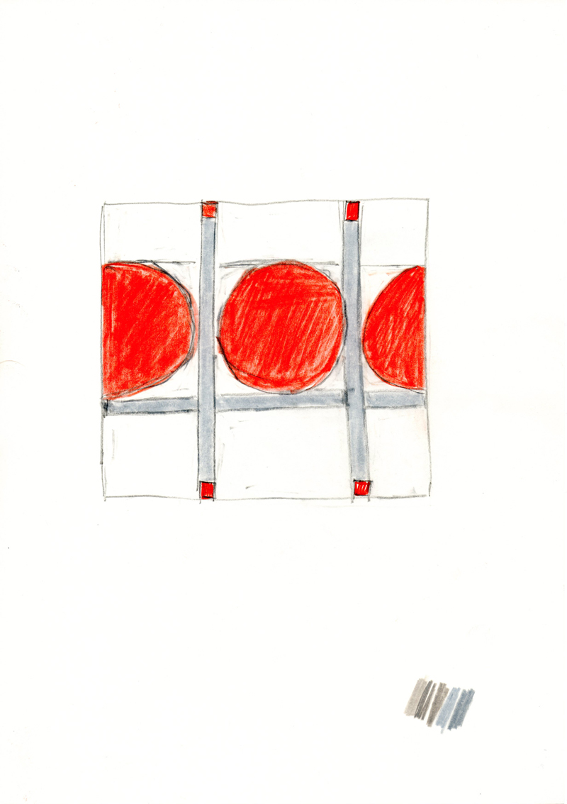 2056 , 2000-2013, pastel and pencil on paper, 21 x 29,7 cm