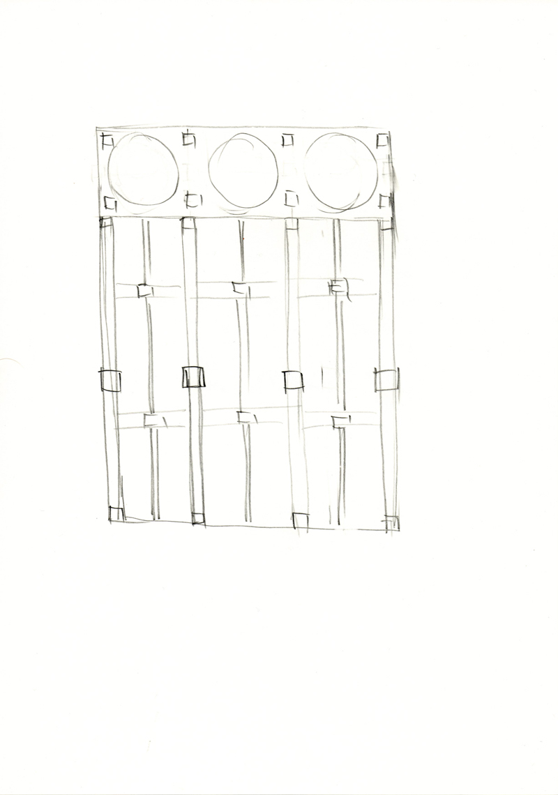 2041 , 2000-2013, pencil on paper, 21 x 29,7 cm