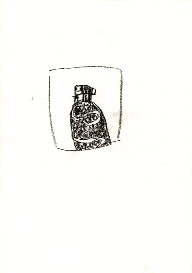 1051 , 1980-1999, pastel on paper, 21 x 29,7 cm