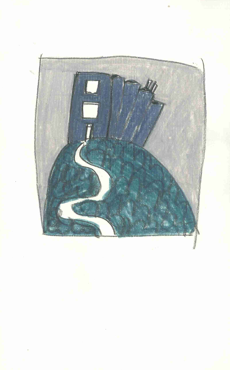 0001 , 1980-1999, pastel on paper, 14 x 22 cm