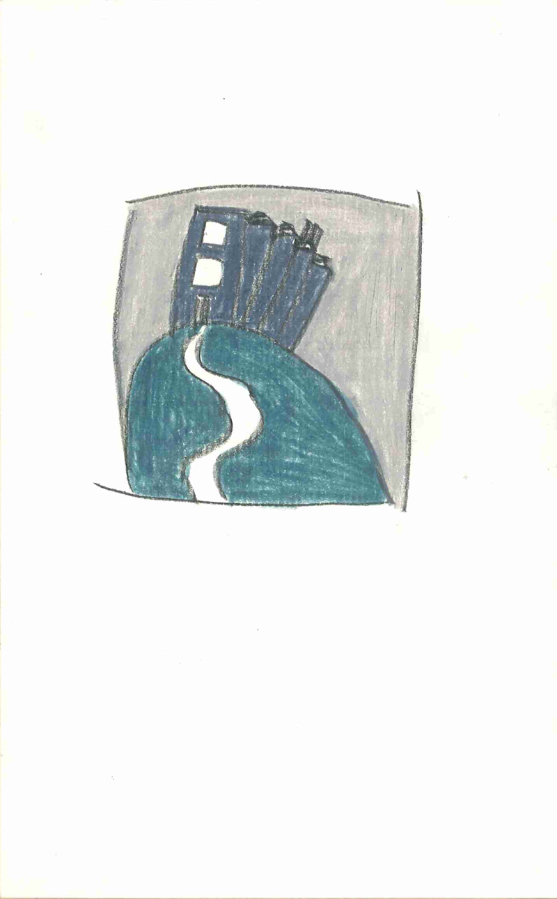 0003 , 1980-1999, pastel on paper, 14 x 22 cm
