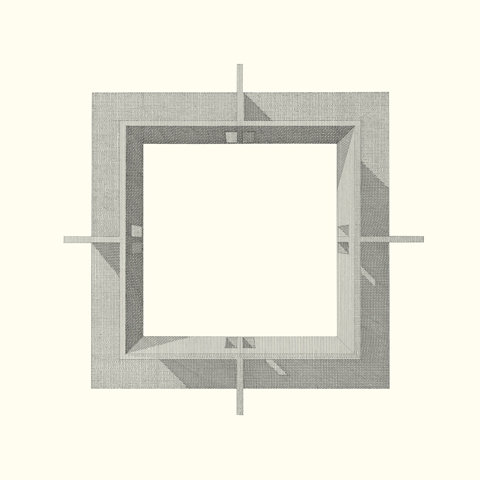 The Marriage of Reason and Squalor (Untitled 15) , 2001—2014, ink on paper, 50 x 50cm