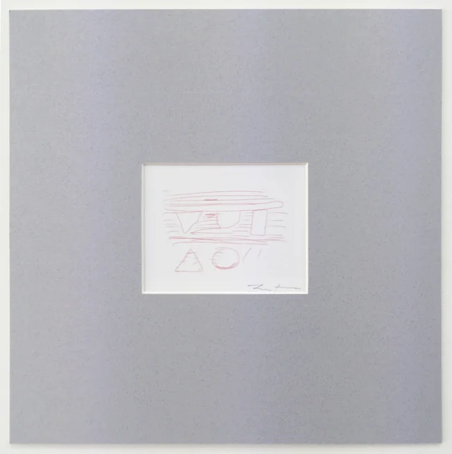 Roupel 10, 2012, Ipad drawing on paper, 6.5x8.67cm (unframed), edition of 10