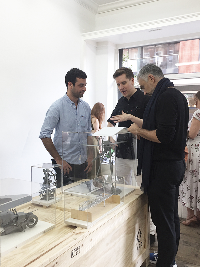 David Burns, Adrian Lahoud and friend
