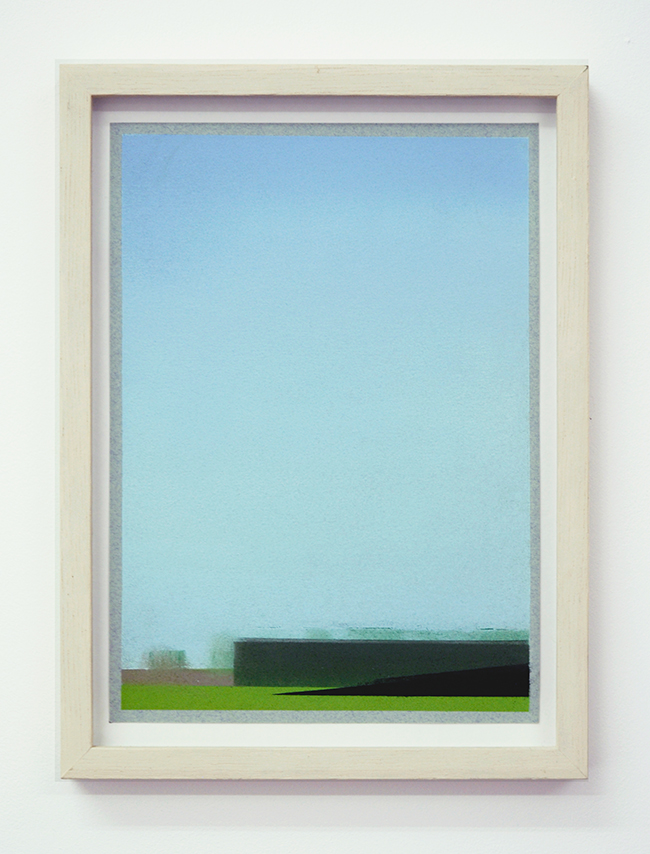 Untitled , 2017, dry pastel on paper, 210 x 148 mm (unframed), 24.5 x 18.5 cm (framed)