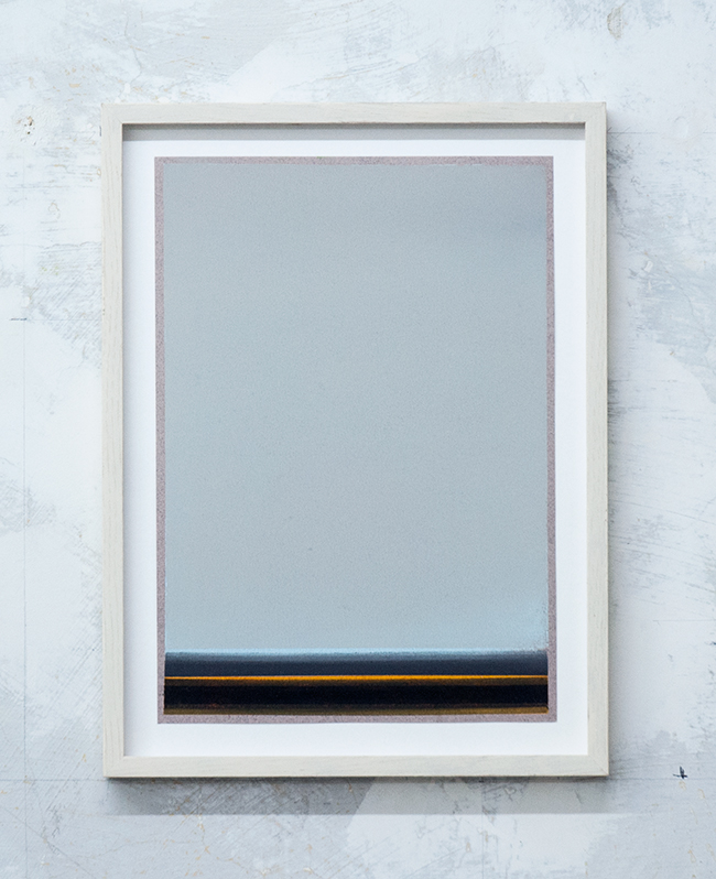 Untitled , 2017, dry pastel on paper, 29.7x 21 cm (unframed), 35.3 x 26.5 cm (framed)