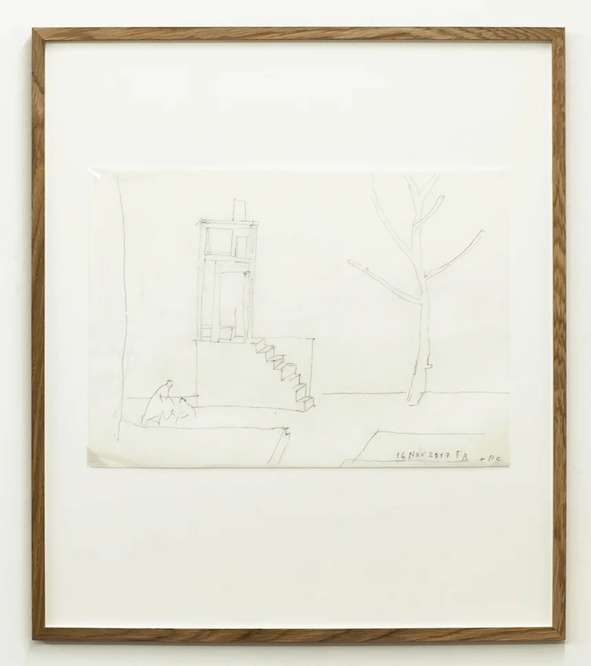 Florian Beigel & Philip Christou, Still life 26_171116 , 2017, pencil on cartridge paper, 296 x 420 mm