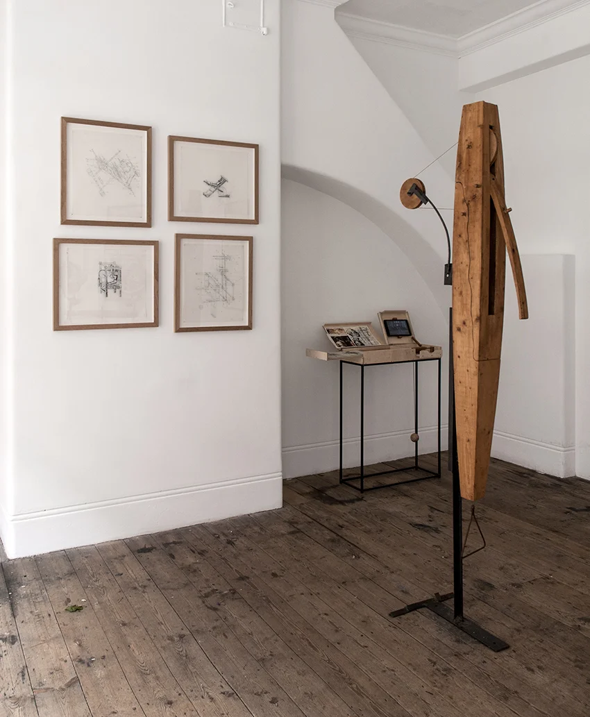 Exhibition view: Beauty of Our Pain (1995), Untitled box (2019), Fish Cabinet (1988)