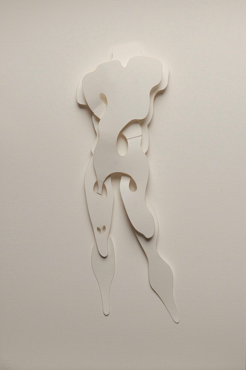 David No.5 , 2019 Laser paper sculpture 62 x 42 cm Ed. of 12, signed and numbered