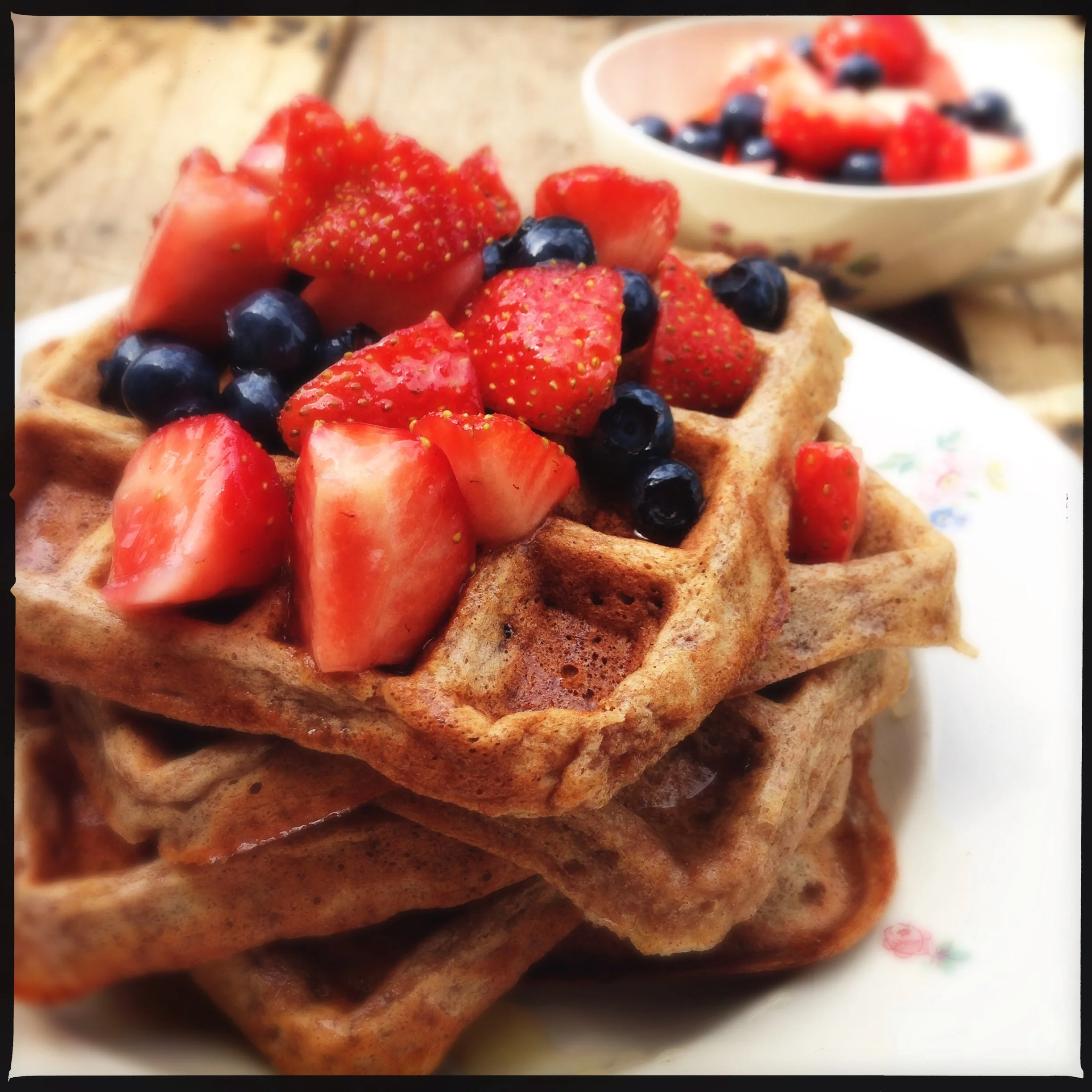 A great breakfast made by Astrid on sunday.