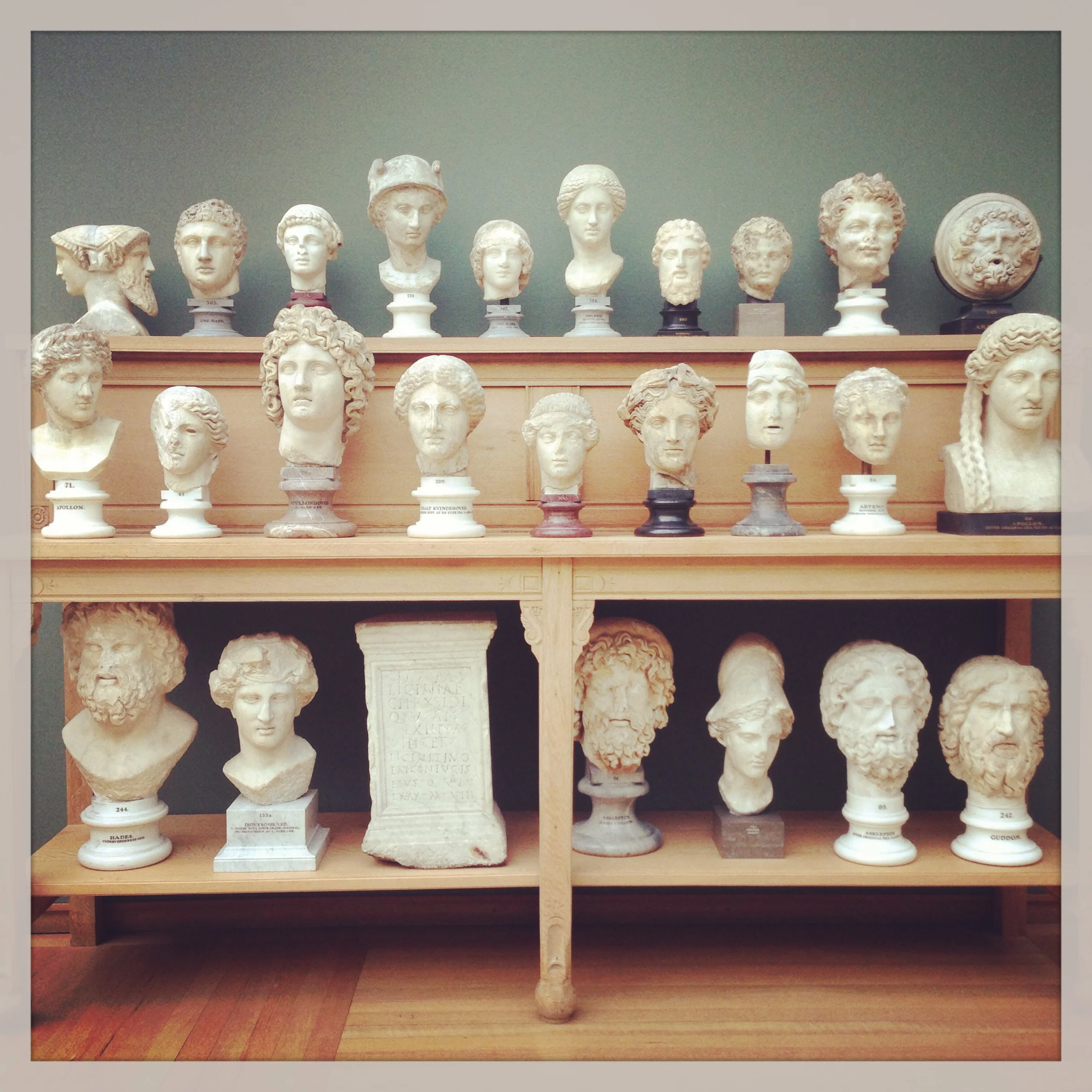 A great image, with al these heads, just standing there :)