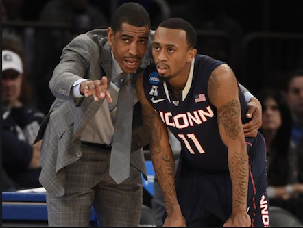 UConn Head Coach Kevin Ollie is as intense as they come, but he earns the respect of his players because he walked the walk as a 13-year NBA Vet. Photo: Robert Deutsch USA Today Sports 