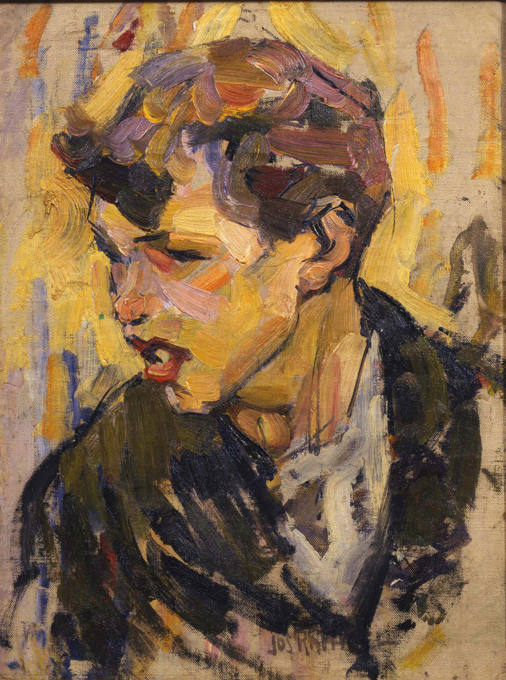 1. Raphael, Head of a Belgian Youth ca. 1912 (verso Laren Woman, ca. 1907).jpg