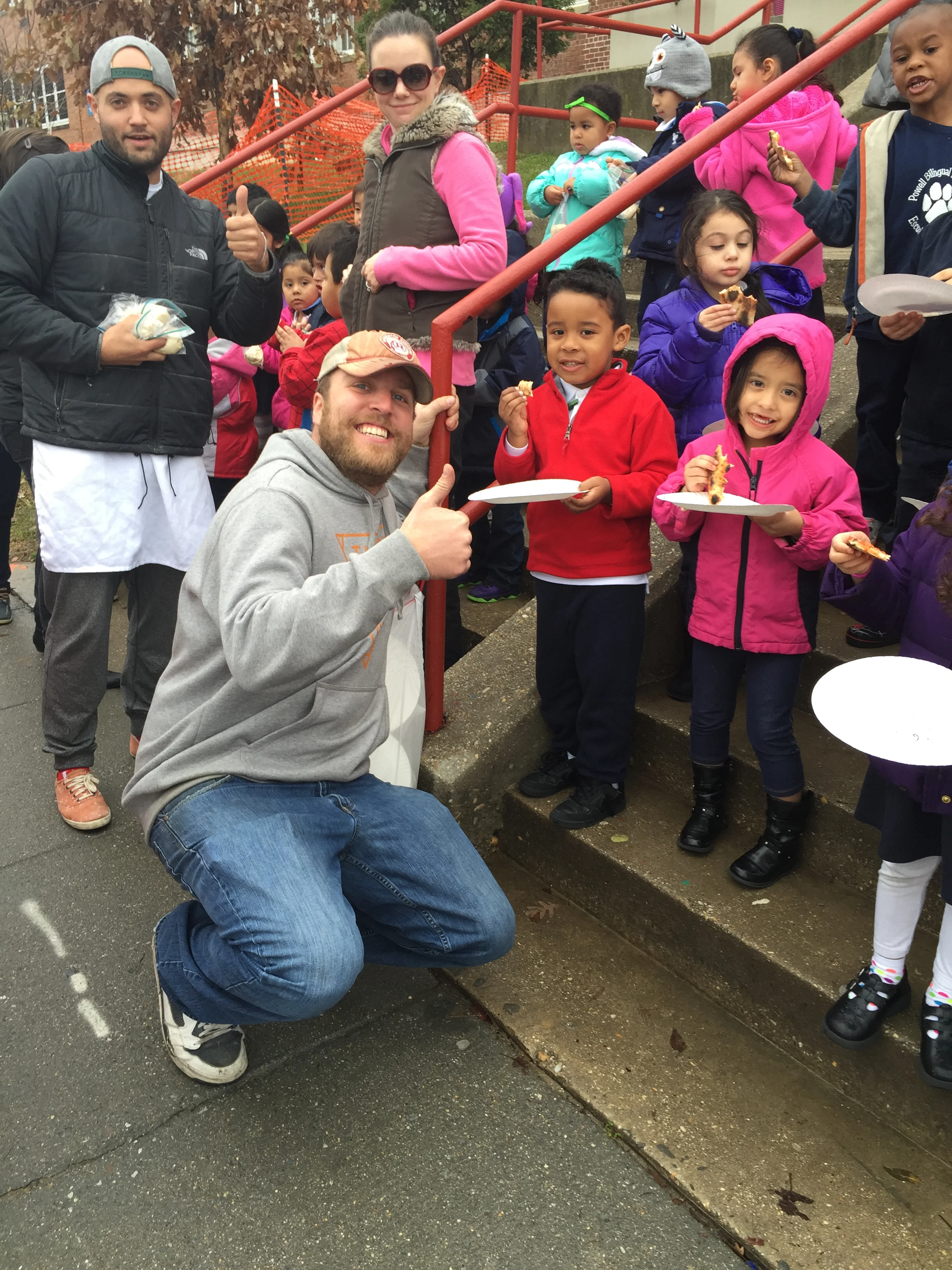 Timber loves the kids!