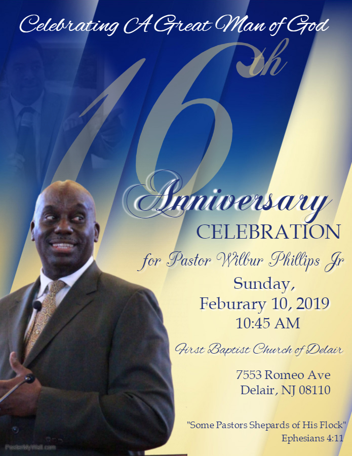 Pastor's Anniversary Service & Luncheon