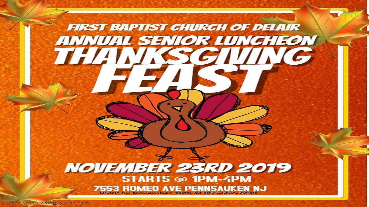 Annual Thanksgiving Day Senior Feast