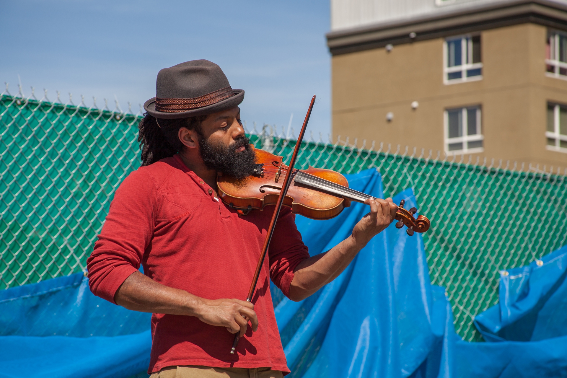 Ben Hunter of Renegade Street Band performs at ALL RISE