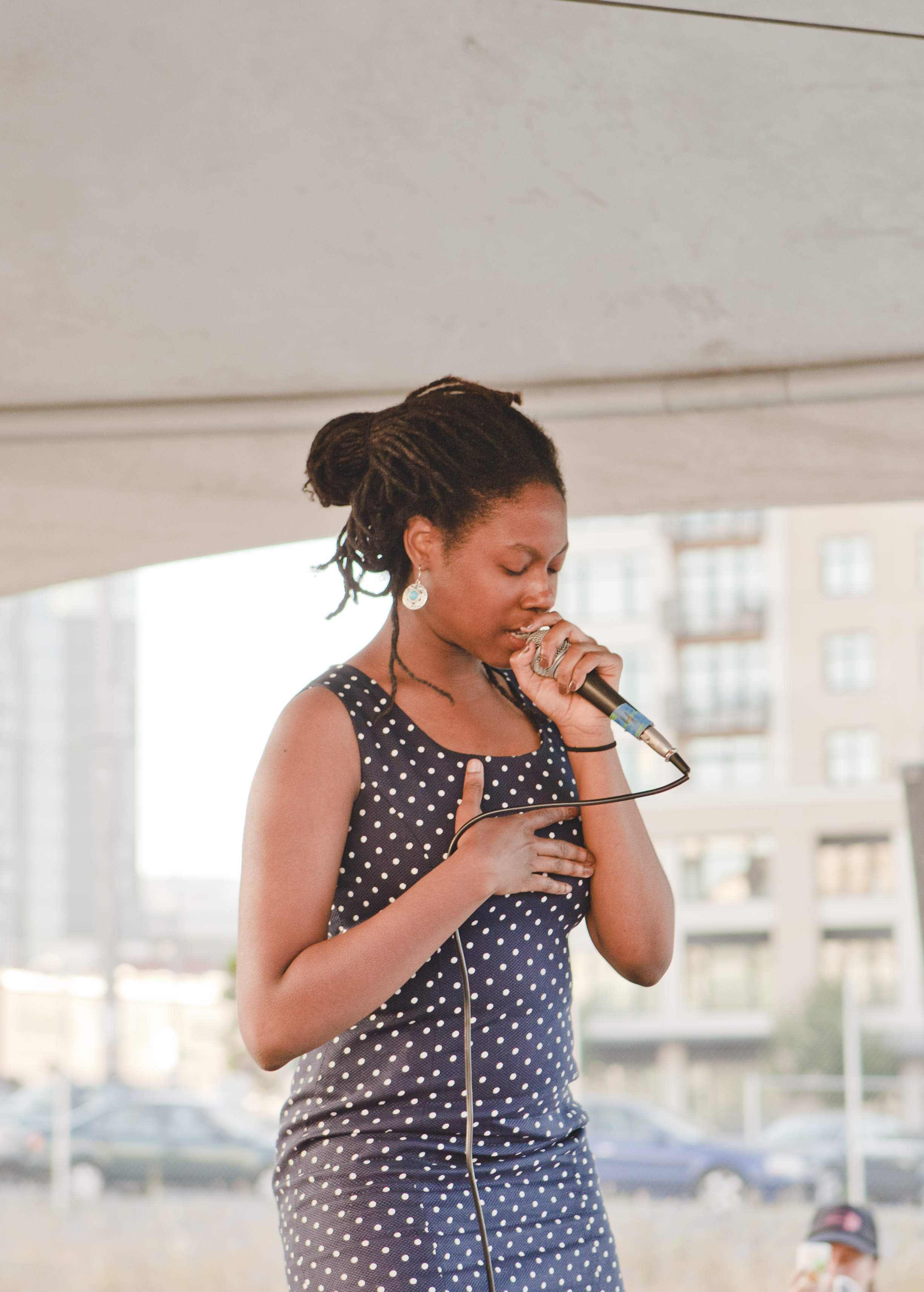  Amenta Abioto plays Quiet Music Festival at ALL RISE. Photo Max Cleary 